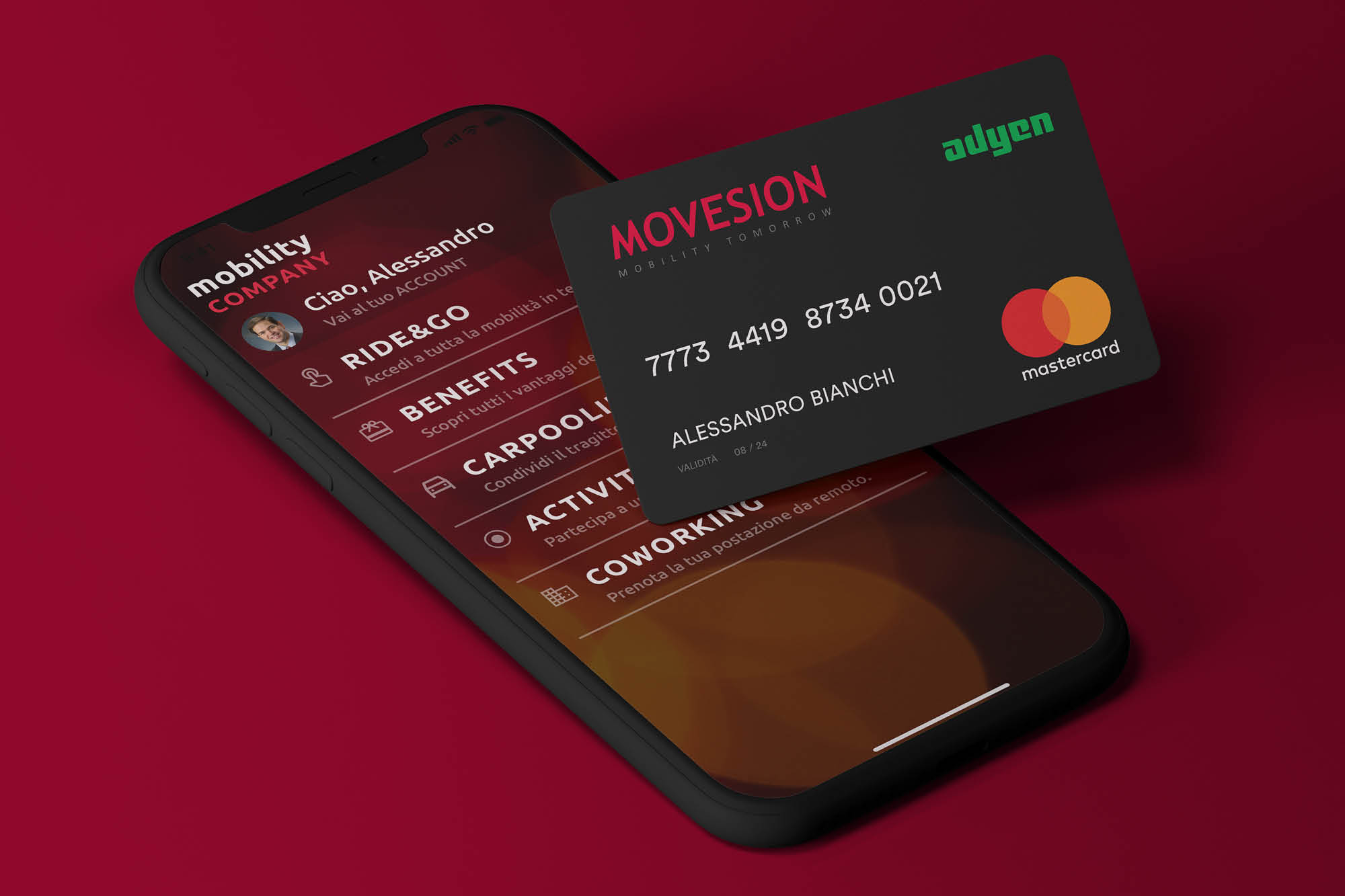 MOVESION e Adyen - Servizi finanziari di mobilità